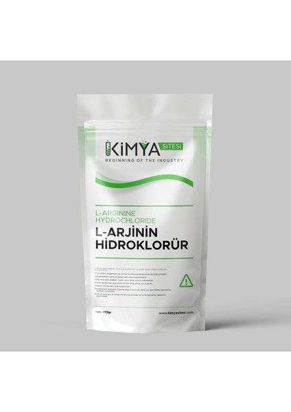 L-Arginine Hydrochloride (L-Arjinin Hidroklorür) - 100GR