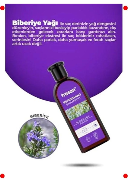 Biberiye Özlü Canlandırıcı Saç Şampuanı 300 ml fırsatları