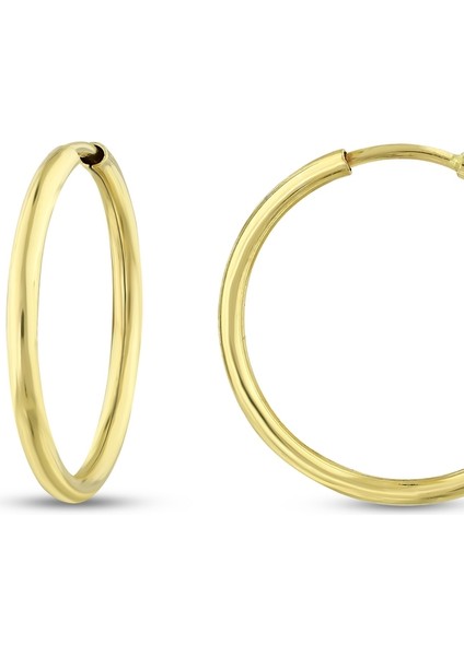 Altın Halka Küpe - 14K fiyatları