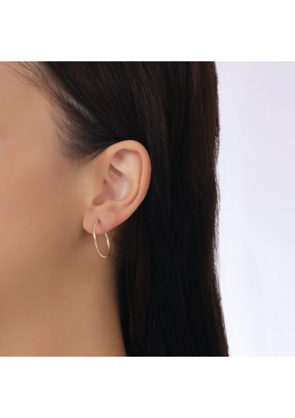 Altın Halka Küpe - 14K modelleri