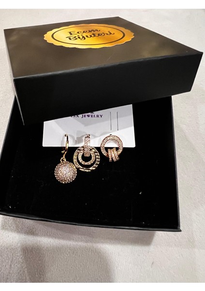 Çelik Taşlı Sallantılı Çoklu Küpe fiyatları