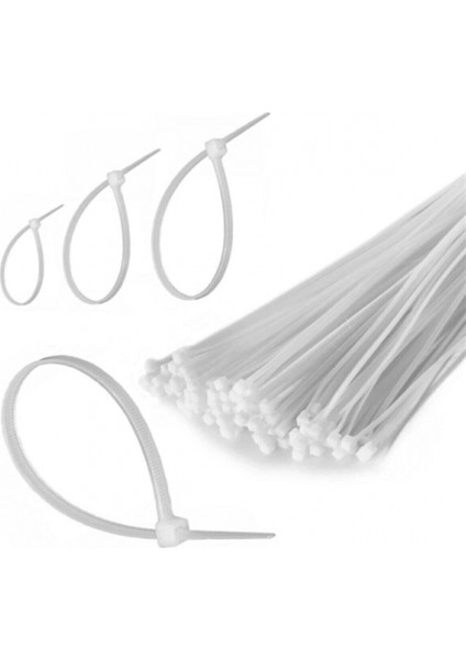 100 Adet Plastik Cırt Kelepçe Kablo Bağı Kablo Düzenleyici- 3.6 x 150 mm (K95) modelleri