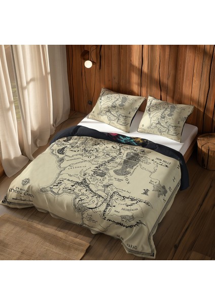 Zeus & The Lord Of The Rings Çift Taraflı Nevresim Takımı - 200 Cm X 220 Cm