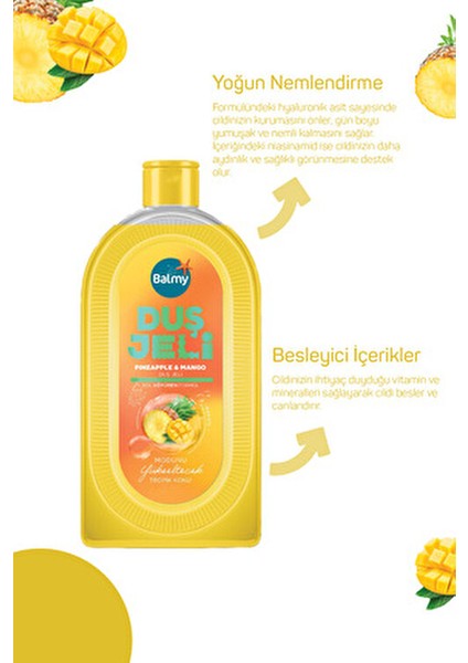 Besleyici ve Nemlendirici Mango Ananas Aromalı Duş Jeli 450 ml modelleri
