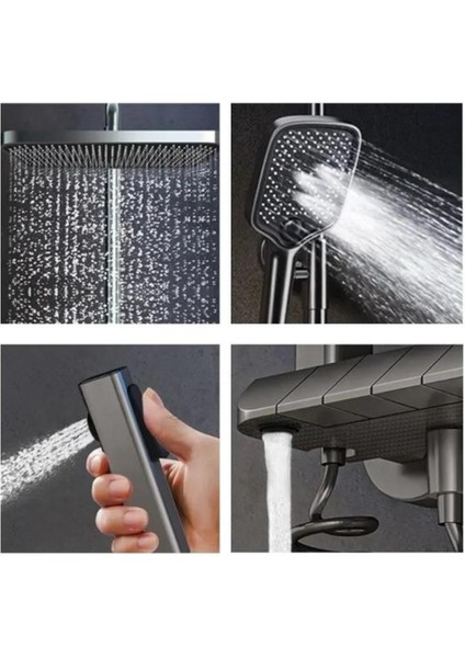 Piyano Robot Duş Seti Yağmur Tepe Banyo Prinç modelleri