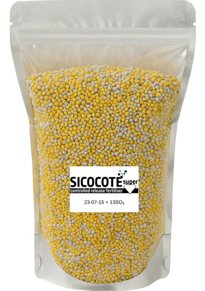 Sıco Sıcocote Super Crf 23-07-15 + 13SO₃ | Kontrollü Salınımlı Granül Gübre | 25 kg | Made In Eu modelleri