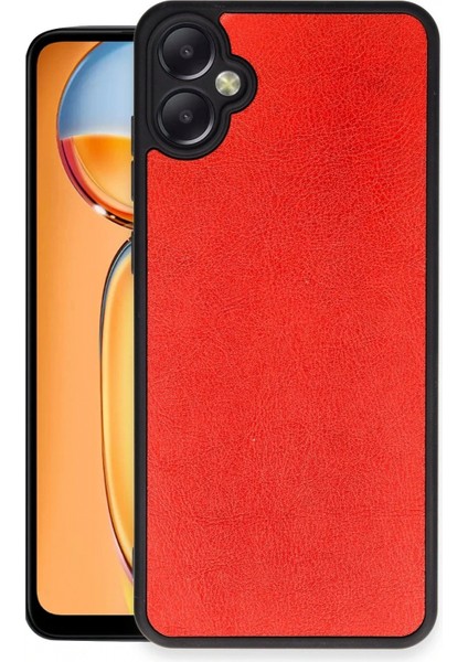 Samsung Galaxy A05 Kılıf Aras Deri Kapak - Kırmızı (K95)