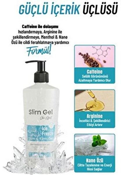 Selülit ve Çatlak Karşıtı Bölgesel Incelme ve Sıkılaştırıcı Buz Ice Jel (Soğuk Lipoliz Slim Jel) fırsatları