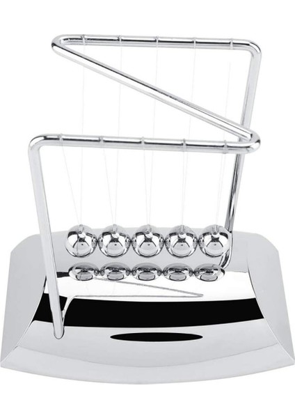 Newton Beşiği Z Denge Balans Sarkaç Topu Gümüş Büyük