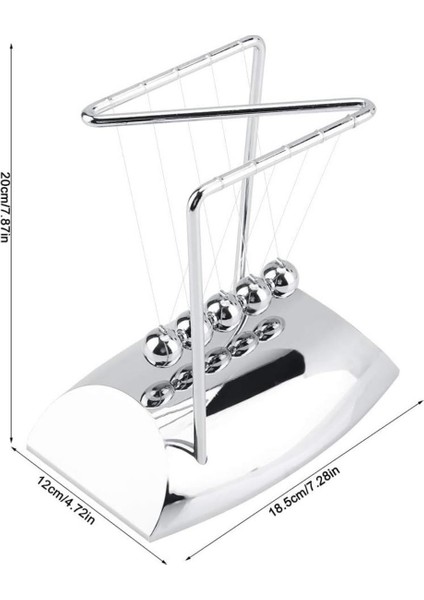 Newton Beşiği Z Denge Balans Sarkaç Topu Gümüş Büyük fiyatları