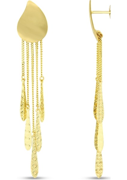 Tasarım Altın Küpe - 14K fiyatları