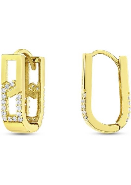 Tasarım Altın Küpe - 14K