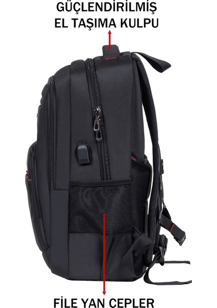 Laptop Sırt Çantası 14-15,6 Inç Darbe Emici Koruma Su Geçirmez Kumaş Dada 03 fırsatları