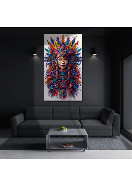Uv Digital Baskı 4mm Kırılmaz Cam Ezoterik Renki Kadın Duvar Tablosu fiyatları