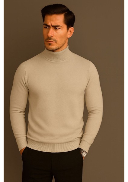 Erkek Yarım Balıkçı Yaka Triko Kazak fiyatları