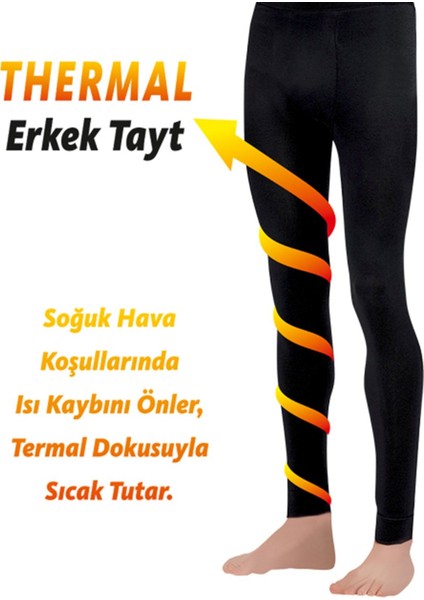 Erkek Termal Tayt - Büyük Beden XL modelleri