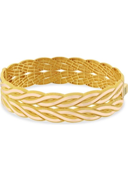 Altın Kelepçe Bilezik - 14K