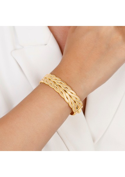 Altın Kelepçe Bilezik - 14K modelleri