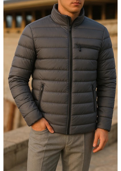 Erkek Kışlık Comfort Trend Günlük Füme Şişme Mont fiyatları