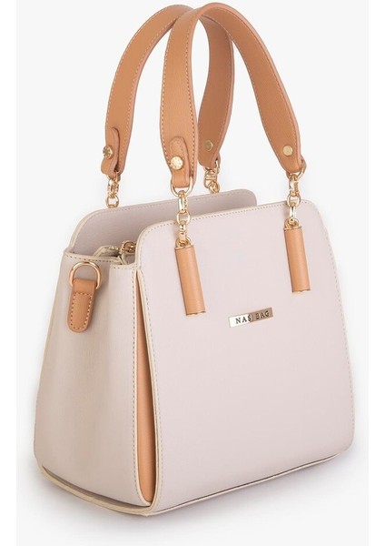 Kadın Sade ve Şık El ve Omuz Çantası (ÖLÇÜSÜ:24X21X16)