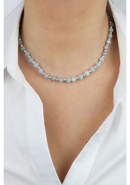 Aqua Marin Doğaltaş Kolye fiyatları