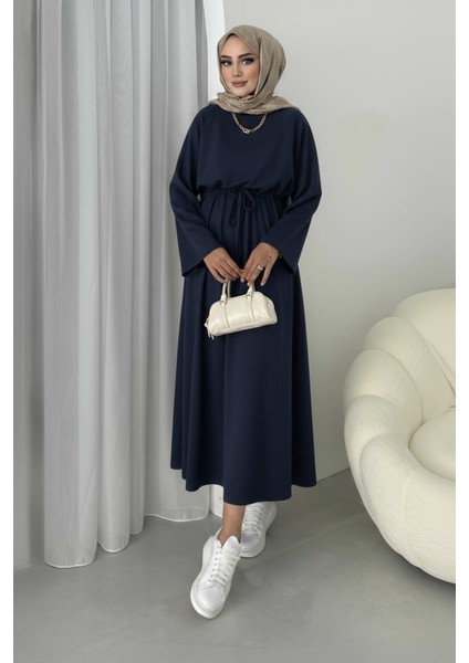 Beli Tünelli Oysho Elbise-Lacivert