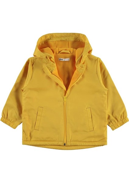 Içi Polarlı Basic 2-5 Yaş Yağmurluk - Sarı 3-4 Yaş