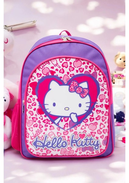 2'li Çocuk Sırt Çantası Seti Hello Kitty Figürlü (Sırt Çantası/beslenme Çnt.) fırsatları