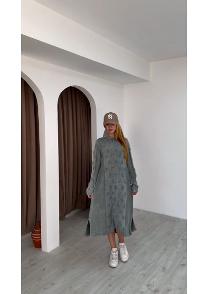 Etnik Bohem ve Otantik Tarz Standart Beden %yüz Pamuk Triko Elbise modelleri