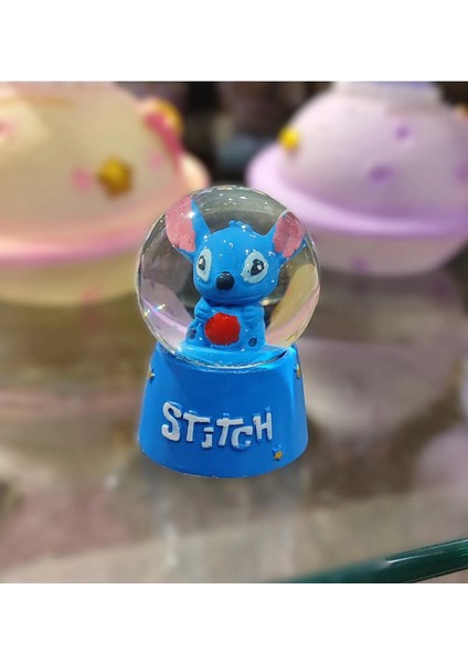 Kuromi,melody,cinnemorol Figürlü Küçük Boy Işıklı Kar Küresi (7 Cm)