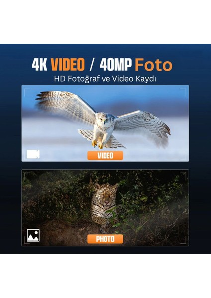 Gece Görüş Dürbünü (600 Metre Gece Menzili, 4K Gece/gündüz Görüşü, 5000MAH Pil) fırsatları