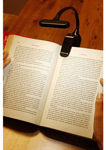 Ledli Klipsli Mini Kitap Okuma Lambası Mandallı Pille Çalışan Işık Masa Lambası Kitap Okuma Işığı fiyatları