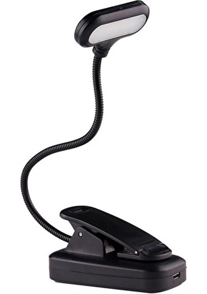 Ledli Klipsli Mini Kitap Okuma Lambası Mandallı Pille Çalışan Işık Masa Lambası Kitap Okuma Işığı indirimleri