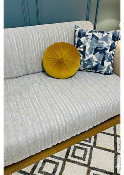 Liza Kaymaz Taban Süngerli Kadife Koltuk Örtüsü 170X210 cm