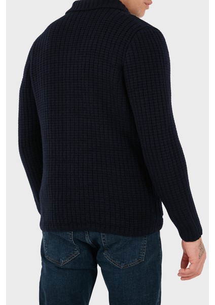 % 100 Yün Regular Fit Cepli Düğmeli Örme Ceket Erkek Ceket 10166 25073 598 fiyatları