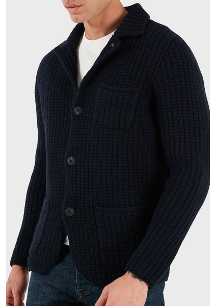 % 100 Yün Regular Fit Cepli Düğmeli Örme Ceket Erkek Ceket 10166 25073 598 modelleri