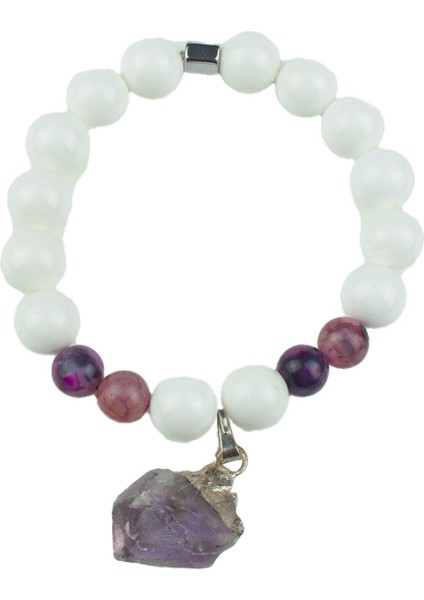 Akik ve Ametist Doğaltaş Bileklik fiyatları