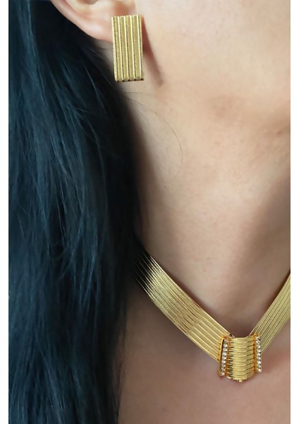 Trabzon Hasırı Kolye Küpe Set fiyatları