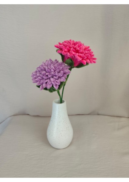 Kasımpatı Vazoda Çiçek - Dekoratif Aranjman