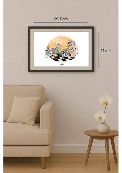 Novakov Goran 29X21CM Orijinal Karikatür Tablo fiyatları