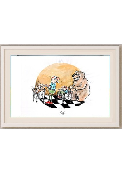 Novakov Goran 29X21CM Orijinal Karikatür Tablo fırsatları