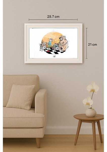 Novakov Goran 29X21CM Orijinal Karikatür Tablo indirimleri