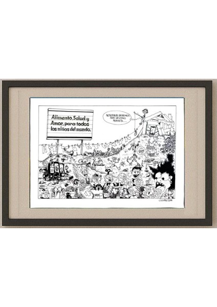 Josuran Oscar 29X21CM Orijinal Karikatür Tablo