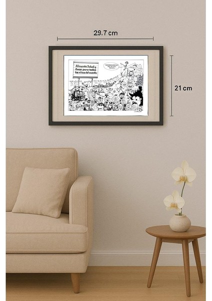 Josuran Oscar 29X21CM Orijinal Karikatür Tablo fiyatları