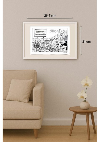 Josuran Oscar 29X21CM Orijinal Karikatür Tablo indirimleri