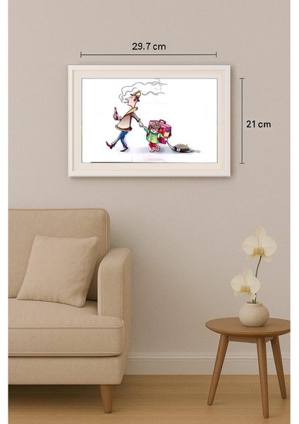 Evgeny Kran 29X21CM Orijinal Karikatür Tablo indirimleri