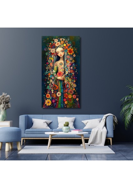 Hd Digital Baskı Ezoterik Kız Kanvas Tablo