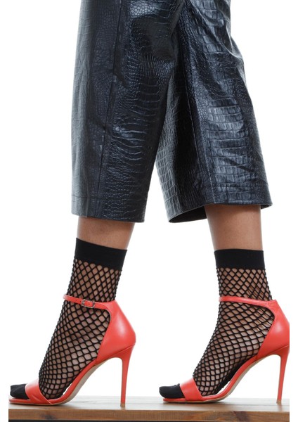 İri File Soket Kadın Çorap modelleri