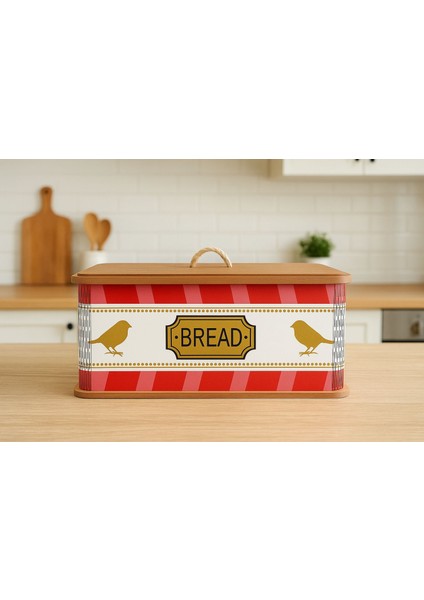 Dikdörtgen Ahşap Kuş Desenli Ekmeklik Doğal Ekmek Sepeti Lüks Ekmek Kutusu modelleri