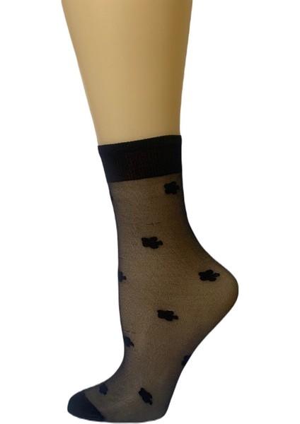 Çiçek Desenli Fit 15 Soket Kadın Çorap indirimleri